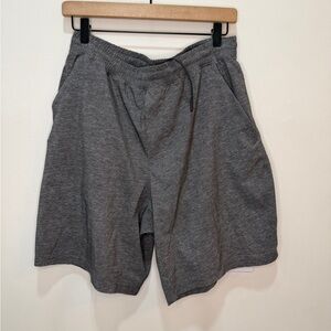 Lululemon Pace Breaker Shorts, L, 9 inch lined, Heathered Grey